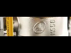 लीवर हैंडल गैस वाल्व पीतल महिला X महिला लंबी थ्रेड्स 5 बार 1/2 इंच