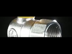 एल्यूमीनियम हैंडल पुरुष x महिला पीतल गैस बॉल वाल्व