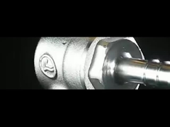 पुरुष एक्स नली कनेक्टर एल्यूमीनियम हैंडल पीतल गैस वाल्व