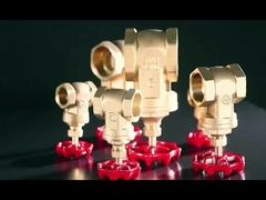 कास्ट आयरन हैंडल महिला एक्स महिला 4 इंच पीतल गेट वाल्व