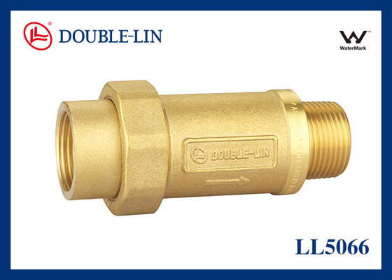 1" Brass Dual Check Valve 232psi ISO228 थ्रेड