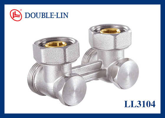 F3/4'' X M3/4" कोण दो पाइप वाल्व ISO228 थ्रेड