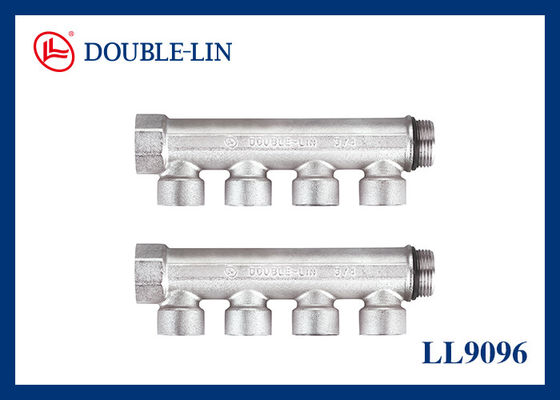 4 रास्ता केंद्र दूरी 36 मिमी F1/2 'ब्रास Manifolds