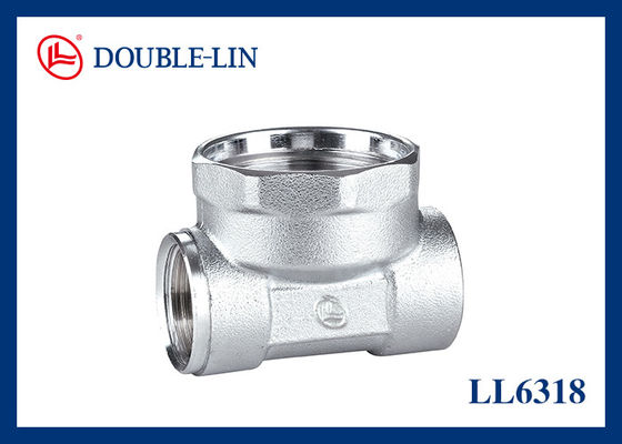 जल कार्य मध्यम F1/2"×F1"×F1/2" महिला T कनेक्टर