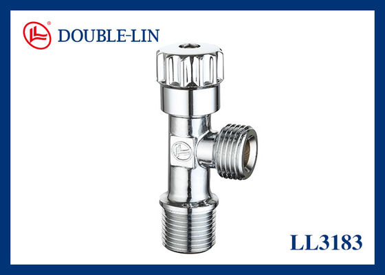 आईएसओ 228 धागा 1/2 "x 1/2" पॉलिश पीतल कोण स्टॉप