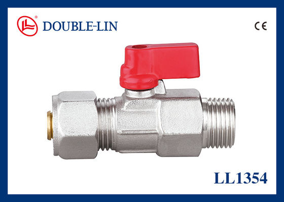 M1/2" X 16-2.0 पीतल मिनी बॉल वाल्व 16 बार (232 साई)