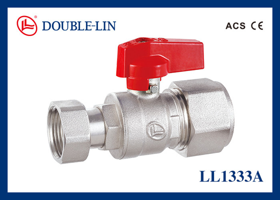 F3/4'' PEX-AL-PEX- मल्टी लेयर पाइप बॉल वाल्व एल्यू हैंडल के साथ