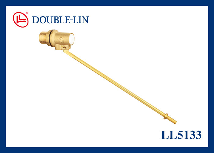 पीतल फ्लोटिंग वाल्व 1/2 "पुरुष धागा 16 बार दबाव -10 °C से 120 °C