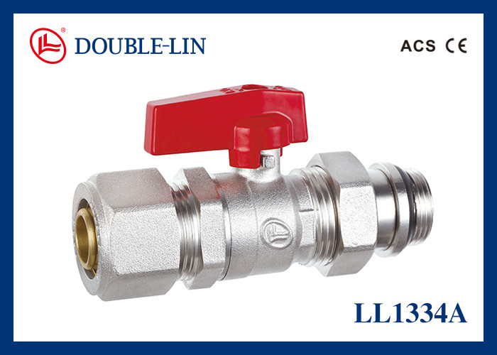 M3/4'' PEX-AL-PEX पानी के टैंक के लिए मल्टी लेयर पाइप बॉल वाल्व